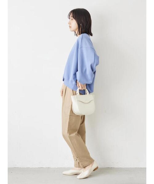 KBF（ケイビーエフ）の「KBF.ガス焼きボリューム裏毛（スウェット・レディース・グレー/オレンジ/ブルー/ライトグリーン・FREE）」の17枚目の写真