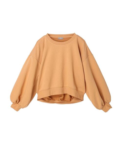 KBF（ケイビーエフ）の「KBF.ガス焼きボリューム裏毛（スウェット・レディース・グレー/オレンジ/ブルー/ライトグリーン・FREE）」の21枚目の写真