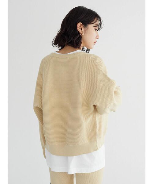 Sugar spoon(シュガースプーン)の「・SUGAR SPOON リブニットドルマンカーデ*(カーディガン/ボレロ・レディース・ブラック/ベージュ/グレー/ピンク/ブルー/ライトカーキ・FREE)」の13枚目の写真