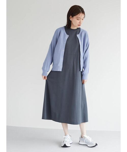 Sugar spoon(シュガースプーン)の「・SUGAR SPOON リブニットドルマンカーデ*(カーディガン/ボレロ・レディース・ブラック/ベージュ/グレー/ピンク/ブルー/ライトカーキ・FREE)」の20枚目の写真