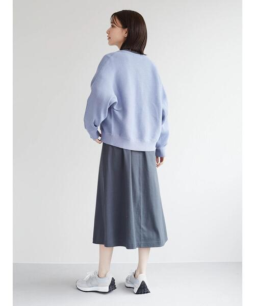 Sugar spoon(シュガースプーン)の「・SUGAR SPOON リブニットドルマンカーデ*(カーディガン/ボレロ・レディース・ブラック/ベージュ/グレー/ピンク/ブルー/ライトカーキ・FREE)」の21枚目の写真