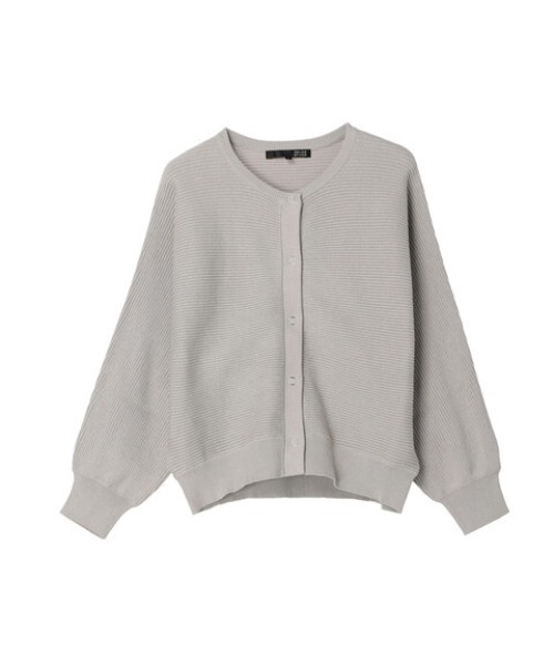 Sugar spoon(シュガースプーン)の「・SUGAR SPOON リブニットドルマンカーデ*(カーディガン/ボレロ・レディース・ブラック/ベージュ/グレー/ピンク/ブルー/ライトカーキ・FREE)」の3枚目の写真