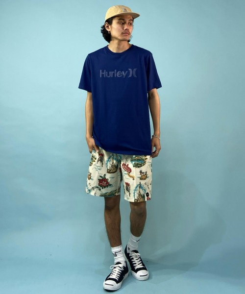 Hurley （ハーレー）の「Hurley/ハーレー ルーズシルエット ブランドロゴTシャツ MSS2200027（Tシャツ/カットソー・メンズ・ブラック/ネイビー/ホワイト・L/S/M）」の8枚目の写真