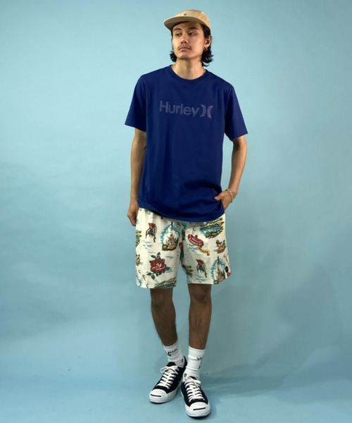 Hurley （ハーレー）の「Hurley/ハーレー ルーズシルエット ブランドロゴTシャツ MSS2200027（Tシャツ/カットソー・メンズ・ブラック/ネイビー/ホワイト・L/S/M）」の9枚目の写真