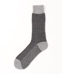 TAKA-Q（タカキュー）の「タカキューメンズ/TAKA-Q:MEN   ソフトタッチモダール ビジネスソックス ヘリンボン（ソックス/靴下・メンズ）」