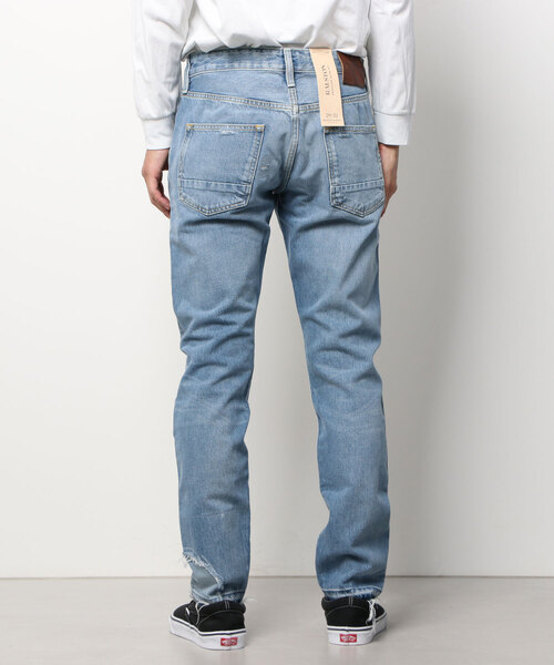 SCOTCH&SODA（スコッチアンドソーダ）の「レギュラースリムダメージデニム / Ralston -  Shake and Roll 【164367】（デニムパンツ・メンズ・インディゴブルー・29inch/33inch/32inch/30inch/31inch）」の3枚目の写真