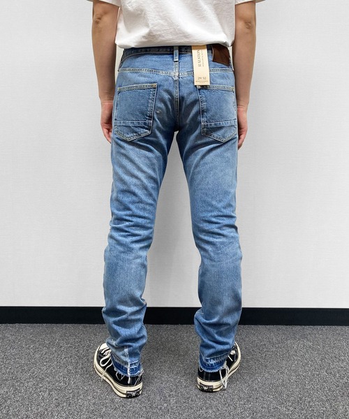 SCOTCH&SODA（スコッチアンドソーダ）の「レギュラースリムダメージデニム / Ralston -  Shake and Roll 【164367】（デニムパンツ・メンズ・インディゴブルー・29inch/33inch/32inch/30inch/31inch）」の5枚目の写真