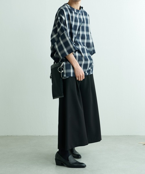 THE PURSE(ザパース )の「【THE PURSE / ザ・パース】tule drawstring bag(チュールドローストリングバッグ)(ショルダーバッグ・メンズ・ブラック/シルバー・FREE)」の14枚目の写真