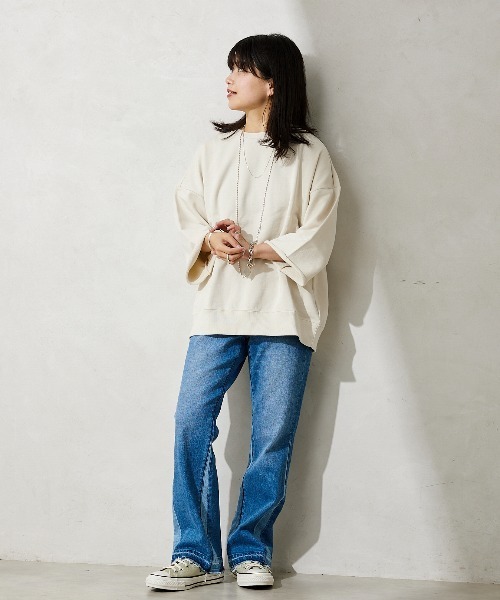 RelumeSportsWearカットオフ半袖スウェット