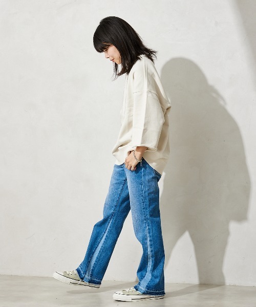 RelumeSportsWearカットオフ半袖スウェット