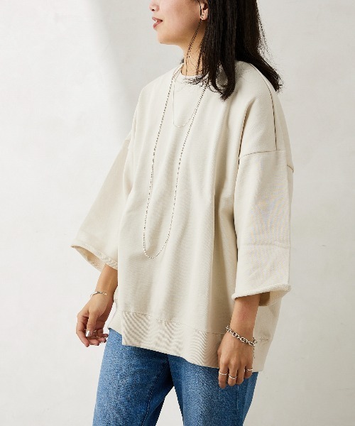 RelumeSportsWearカットオフ半袖スウェット