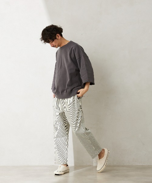 RelumeSportsWearカットオフ半袖スウェット