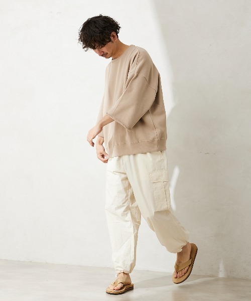 RelumeSportsWearカットオフ半袖スウェット