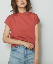モックネックフレンチTシャツ