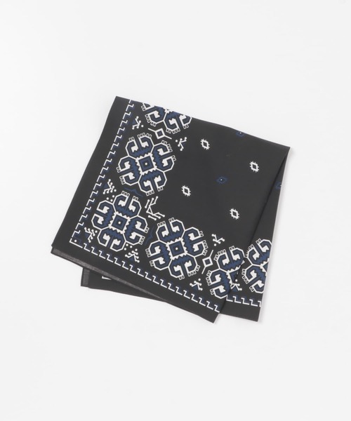 LIFE STYLE TAILOR コットンシルクネッカチーフ（ハンカチ/ハンド