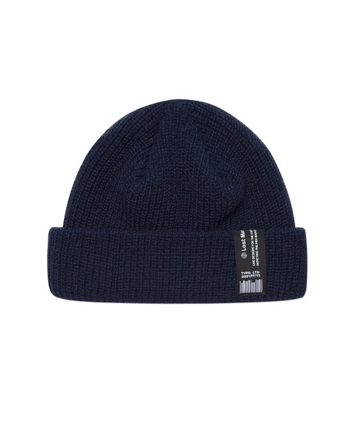 LMCの「【LMC】LABEL SHORT BEANIE / エルエムシー レーベル タグ ショートビーニー（ニットキャップ/ビーニー・メンズ・ネイビー/グレー/ピンク/ブラック・FREE）」の3枚目の写真