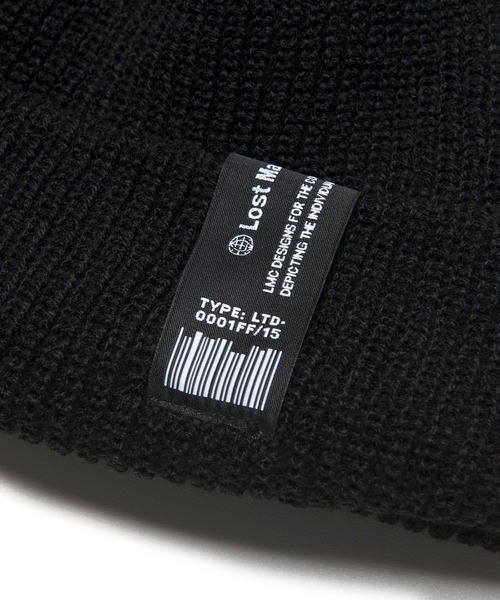 LMCの「【LMC】LABEL SHORT BEANIE / エルエムシー レーベル タグ ショートビーニー（ニットキャップ/ビーニー・メンズ・ネイビー/グレー/ピンク/ブラック・FREE）」の9枚目の写真