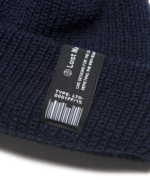 LMCの「【LMC】LABEL SHORT BEANIE / エルエムシー レーベル タグ ショートビーニー（ニットキャップ/ビーニー・メンズ・ネイビー/グレー/ピンク/ブラック・FREE）」の19枚目の写真