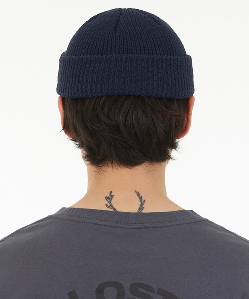 LMCの「【LMC】LABEL SHORT BEANIE / エルエムシー レーベル タグ ショートビーニー（ニットキャップ/ビーニー・メンズ・ネイビー/グレー/ピンク/ブラック・FREE）」の17枚目の写真