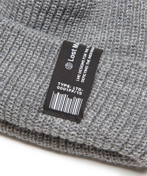 LMCの「【LMC】LABEL SHORT BEANIE / エルエムシー レーベル タグ ショートビーニー（ニットキャップ/ビーニー・メンズ・ネイビー/グレー/ピンク/ブラック・FREE）」の14枚目の写真