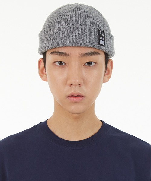 LMCの「【LMC】LABEL SHORT BEANIE / エルエムシー レーベル タグ ショートビーニー（ニットキャップ/ビーニー・メンズ・ネイビー/グレー/ピンク/ブラック・FREE）」の10枚目の写真