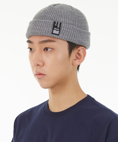 LMCの「【LMC】LABEL SHORT BEANIE / エルエムシー レーベル タグ ショートビーニー（ニットキャップ/ビーニー・メンズ・ネイビー/グレー/ピンク/ブラック・FREE）」の11枚目の写真