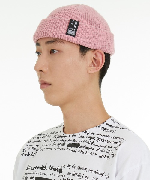 LMCの「【LMC】LABEL SHORT BEANIE / エルエムシー レーベル タグ ショートビーニー（ニットキャップ/ビーニー・メンズ・ネイビー/グレー/ピンク/ブラック・FREE）」の21枚目の写真