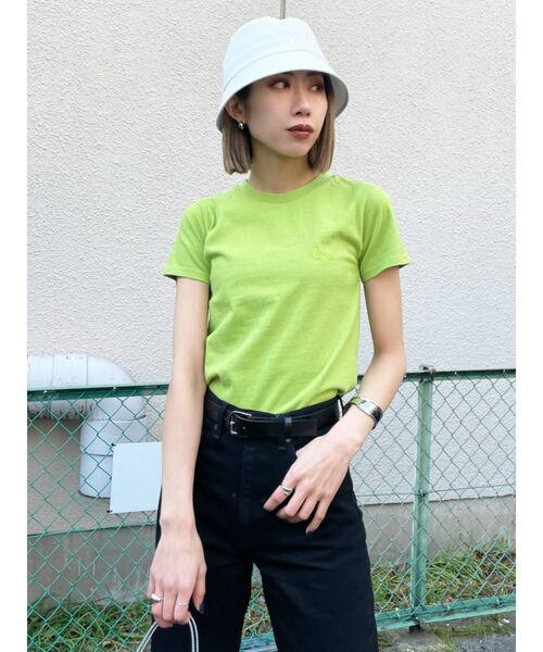 EMODA(エモダ)の「コンパクトロゴバケットハット(ハット・レディース・ホワイト/ブラック・FREE)」の21枚目の写真