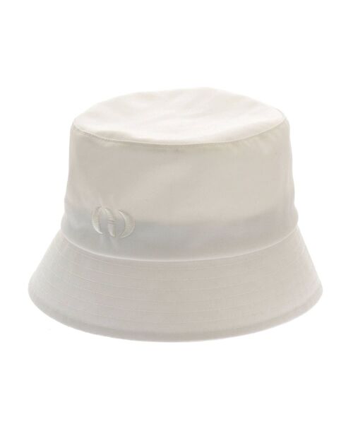 EMODA(エモダ)の「コンパクトロゴバケットハット(ハット・レディース・ホワイト/ブラック・FREE)」の11枚目の写真