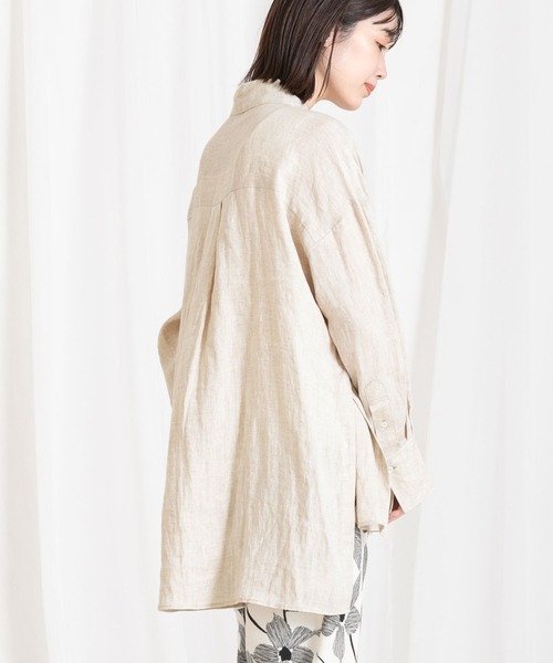 CLOCHE（クロシェ）の「リネンシャツ（シャツ/ブラウス）」 - WEAR