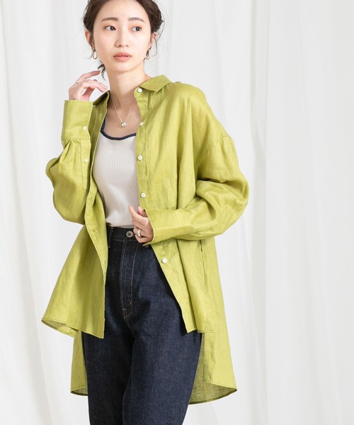CLOCHE（クロシェ）の「リネンシャツ（シャツ/ブラウス）」 - WEAR