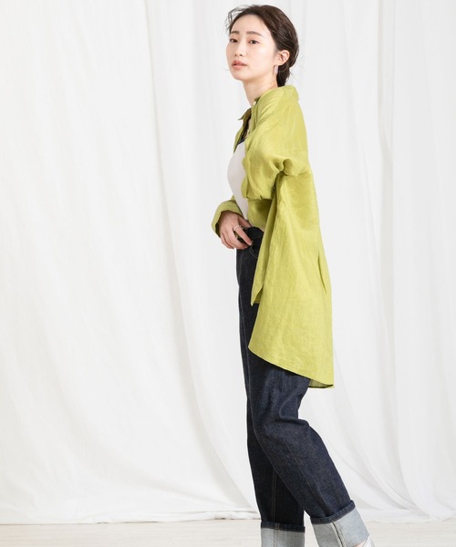 CLOCHE（クロシェ）の「リネンシャツ（シャツ/ブラウス）」 - WEAR