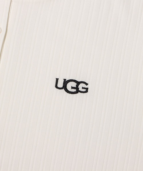 UGG（アグ）の「UGG@mos ヘンリーネックノースリーブ リブトップス（タンクトップ・レディース・ホワイト/ラベンダー・L/M）」の11枚目の写真