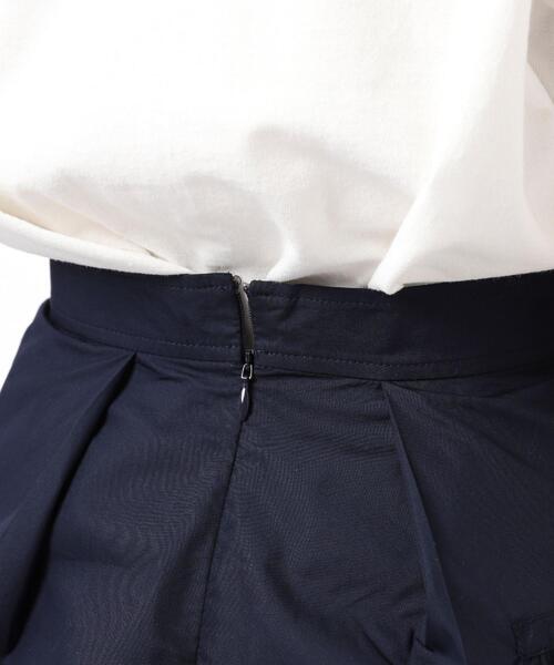 coen（コーエン）の「Re cafe サイドギャザースカート（スカート・レディース・ライトブルー/モカ/ネイビー・L/M）」の13枚目の写真