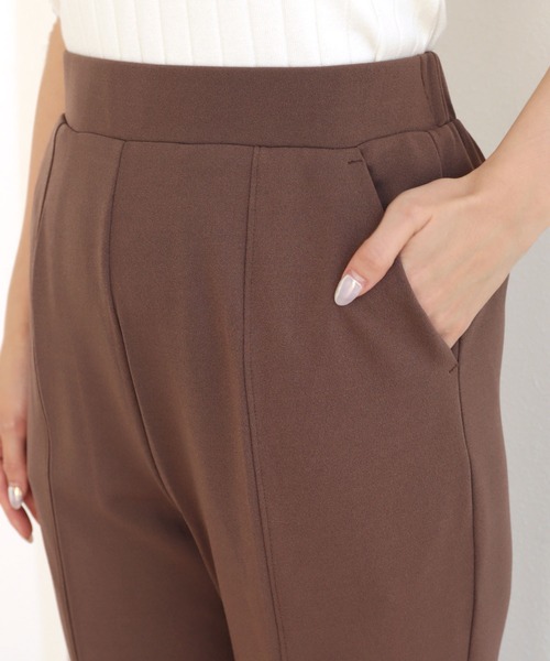 andme（アンドミー）の「【12色/3サイズ展開】梨地ポンチセンタースリットパンツ（その他パンツ・レディース・ブラウン/ピンク/ブラック/オレンジ/グレイッシュベージュ/ピンク系その他/ラベンダー/ピンクベージュ/ブルーグリーン/カーキ/ライトベージュ/ネイビー・L/M/S）」の20枚目の写真