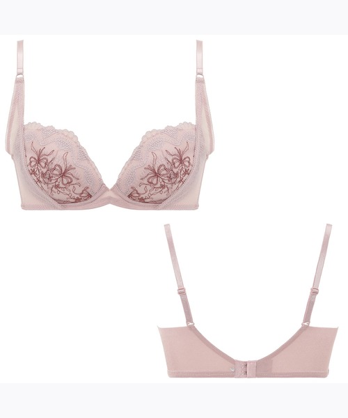 AMOSTYLE BY Triumph(アモスタイルバイトリンプ)の「チャーミングラマー ノンワイヤー ブラジャー アンティーク オーナメント【B,C,Dカップ】AMST1394 HU JX(ブラジャー・レディース・パープル/ゴールド/グリーン・B65/B70/C70/D70/B75/C75/D65/D75/C65)」の17枚目の写真