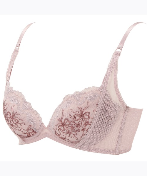 AMOSTYLE BY Triumph(アモスタイルバイトリンプ)の「チャーミングラマー ノンワイヤー ブラジャー アンティーク オーナメント【B,C,Dカップ】AMST1394 HU JX(ブラジャー・レディース・パープル/ゴールド/グリーン・B65/B70/C70/D70/B75/C75/D65/D75/C65)」の18枚目の写真