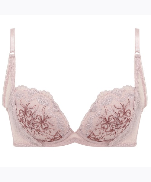 AMOSTYLE BY Triumph(アモスタイルバイトリンプ)の「チャーミングラマー ノンワイヤー ブラジャー アンティーク オーナメント【B,C,Dカップ】AMST1394 HU JX(ブラジャー・レディース・パープル/ゴールド/グリーン・B65/B70/C70/D70/B75/C75/D65/D75/C65)」の4枚目の写真