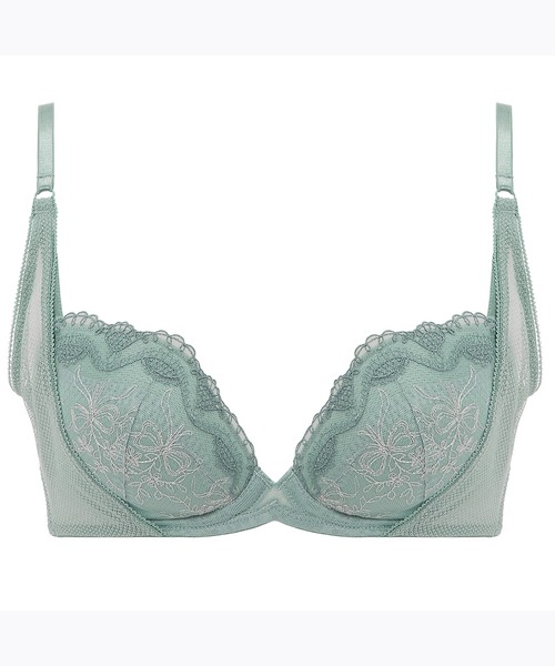 AMOSTYLE BY Triumph(アモスタイルバイトリンプ)の「チャーミングラマー ノンワイヤー ブラジャー アンティーク オーナメント【B,C,Dカップ】AMST1394 HU JX(ブラジャー・レディース・パープル/ゴールド/グリーン・B65/B70/C70/D70/B75/C75/D65/D75/C65)」の5枚目の写真