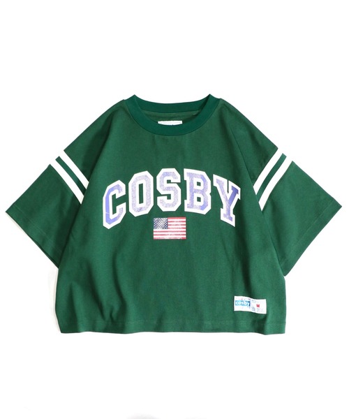 C.E.L.STORE(セルストア)の「GERRY COSBY / ジェリーコスビー FOOTBALL SS TEE フットボールTシャツ(Tシャツ/カットソー・レディース・グリーン/ホワイト/ブラック・MEDIUM)」の3枚目の写真