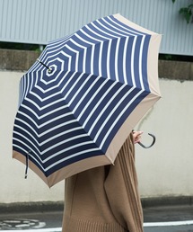 because | 【because】リムカラーボーダー 長傘/雨傘/UVカット/レディース/通勤/通学/ ビコーズ　BE-18450(長傘)