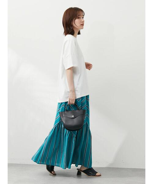 Green　Parks（グリーンパークス）の「バックタックプルオーバー（Tシャツ/カットソー・レディース・ブラック/オフホワイト/ピンク/ブルー・FREE）」の9枚目の写真