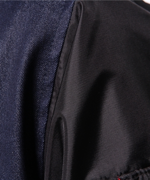 WHO'S WHO gallery（フーズフーギャラリー）の「【期間限定セール】【GIGGER】ビッグMA-1（ブルゾン・メンズ・ブルー/ブラック・MEDIUM/LARGE）」の8枚目の写真