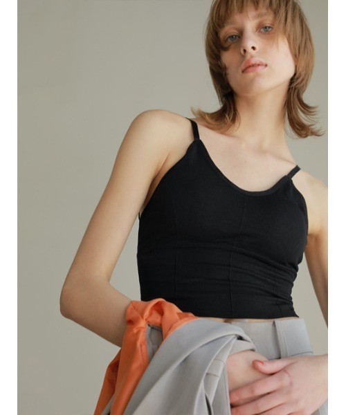 AMAIL（アマイル）の「Icon patin cami（キャミソール・レディース・ホワイト/ブラック/ブルー・FREE）」の6枚目の写真