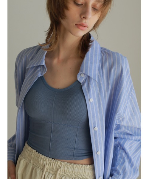 AMAIL（アマイル）の「Icon patin cami（キャミソール・レディース・ホワイト/ブラック/ブルー・FREE）」の11枚目の写真