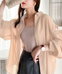 classicalelf | 大人の肌魅せ。オープンショルダーシアーボイルシャツ(シャツ/ブラウス)