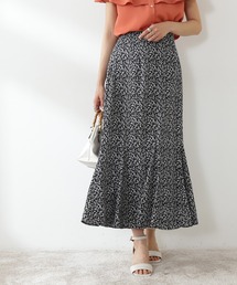 N.（N. Natural Beauty Basic） | ◆ゴアードプリントマーメイドスカート(スカート)