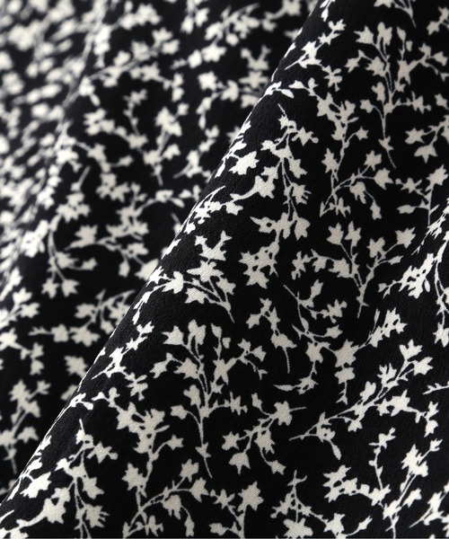 N.（N. Natural Beauty Basic）（エヌエヌナチュラルビューティーベーシック）の「◆ゴアードプリントマーメイドスカート（スカート・レディース・ブラック/クリーム・MEDIUM）」の14枚目の写真