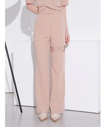 ポイントデザインストレートパンツ