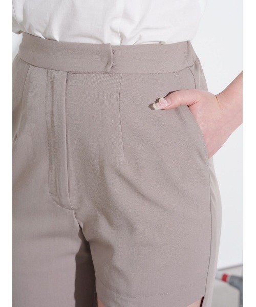 Darich(ダーリッチ)の「ポイントデザインストレートパンツ(その他パンツ・レディース・アイボリー/グレー/ピンク・FREE)」の8枚目の写真